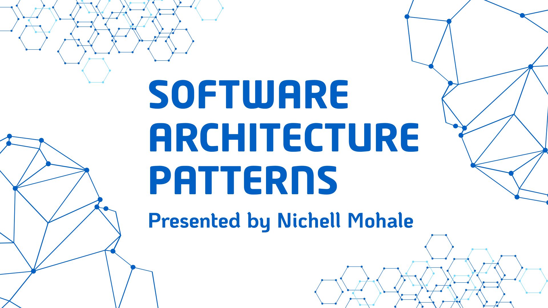 Software Architecture Patterns
